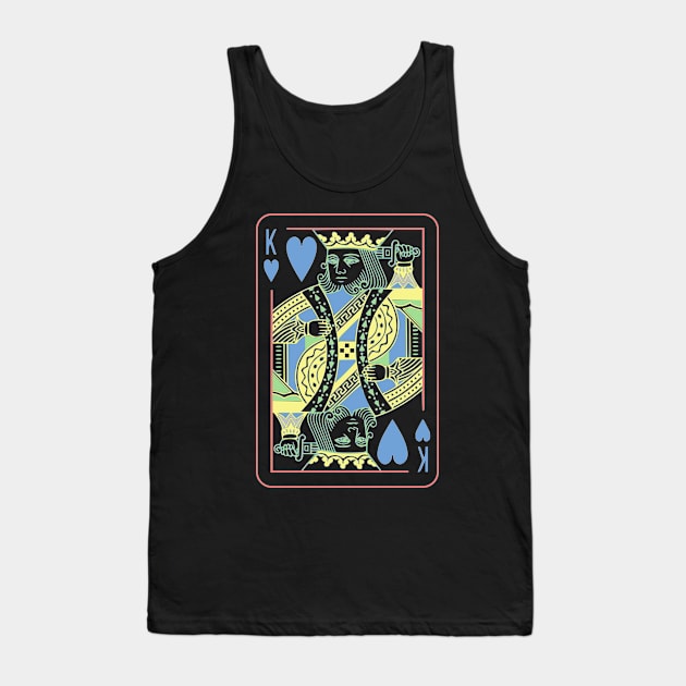 King of Hearts Night Mode Tank Top by inotyler